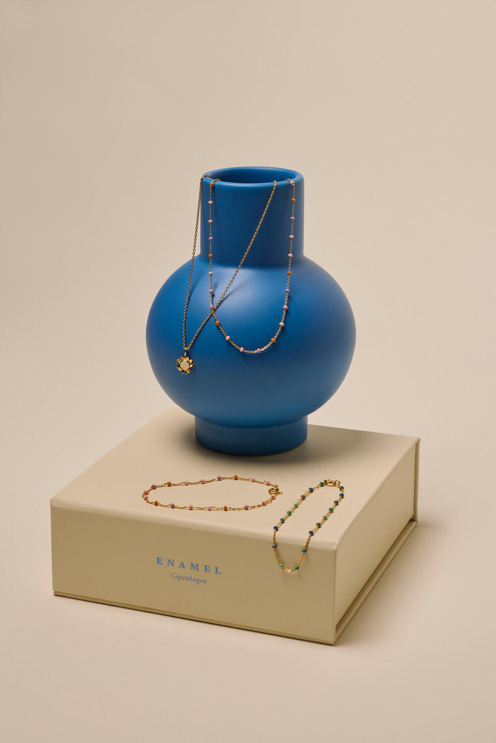 Lola halskæde - Blush